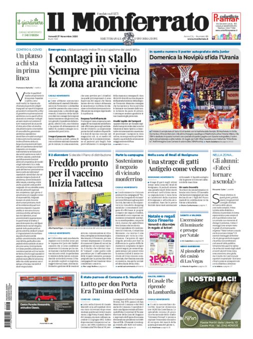 Il Monferrato - Edizione 89 del 27/11/2020